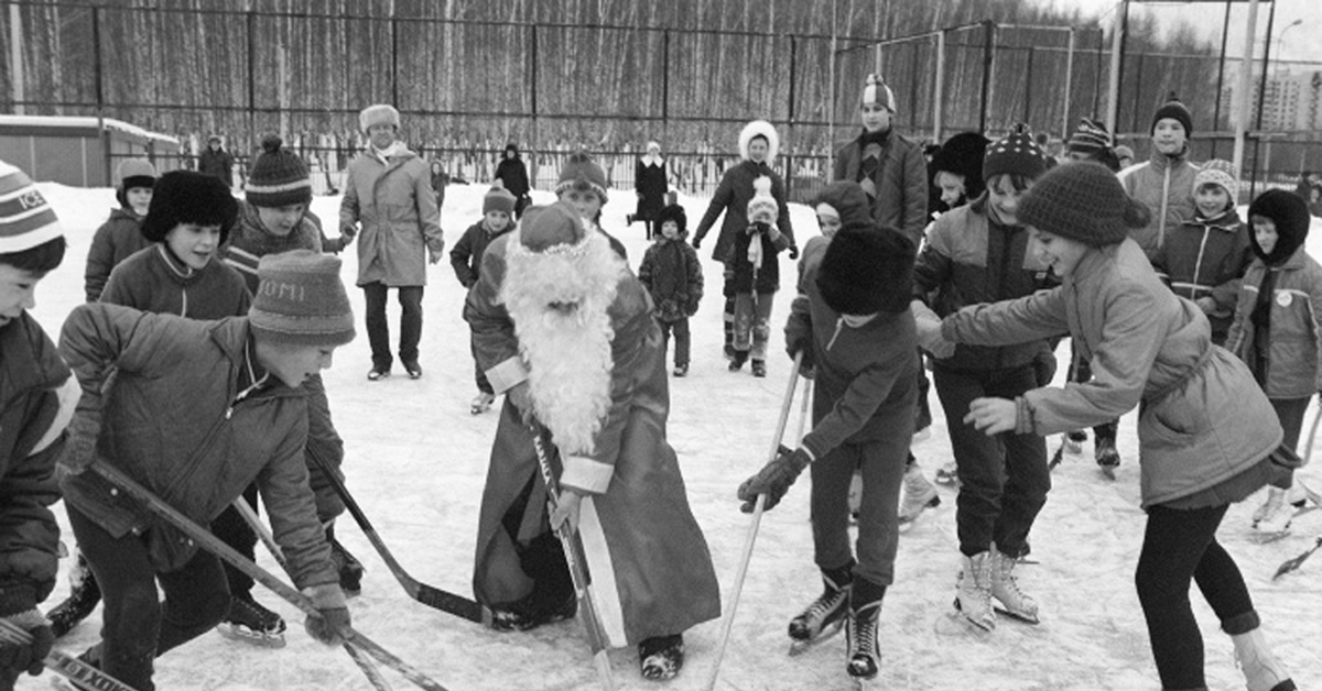 Дети Ссср Зимой Фото