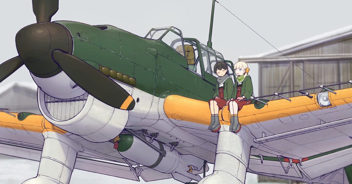 Аниме самолеты — Где Картинки.Ру