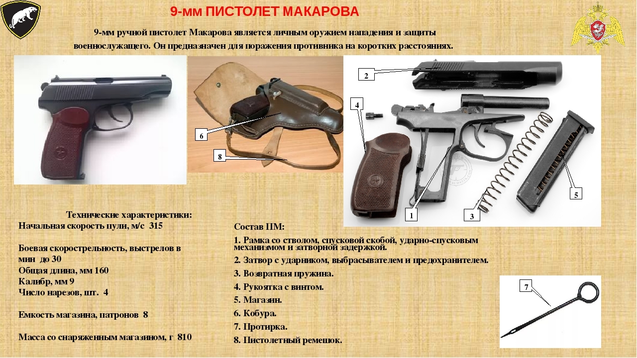 Масса Пм Со Снаряженным Магазином