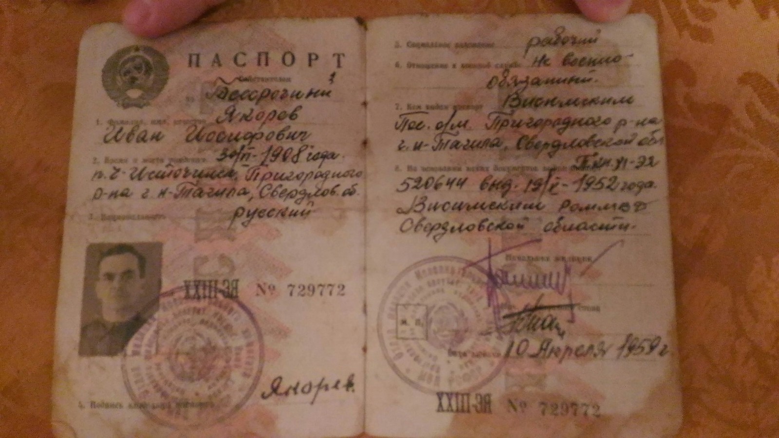 Что вы не знали о советском паспорте | Пикабу