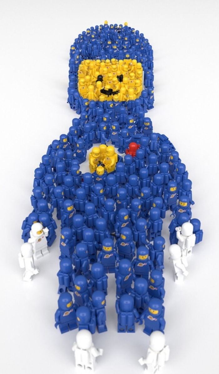 Всмотритесь в этого Lego человечка... - LEGO, LEGO minifigures, Reddit, Смотри