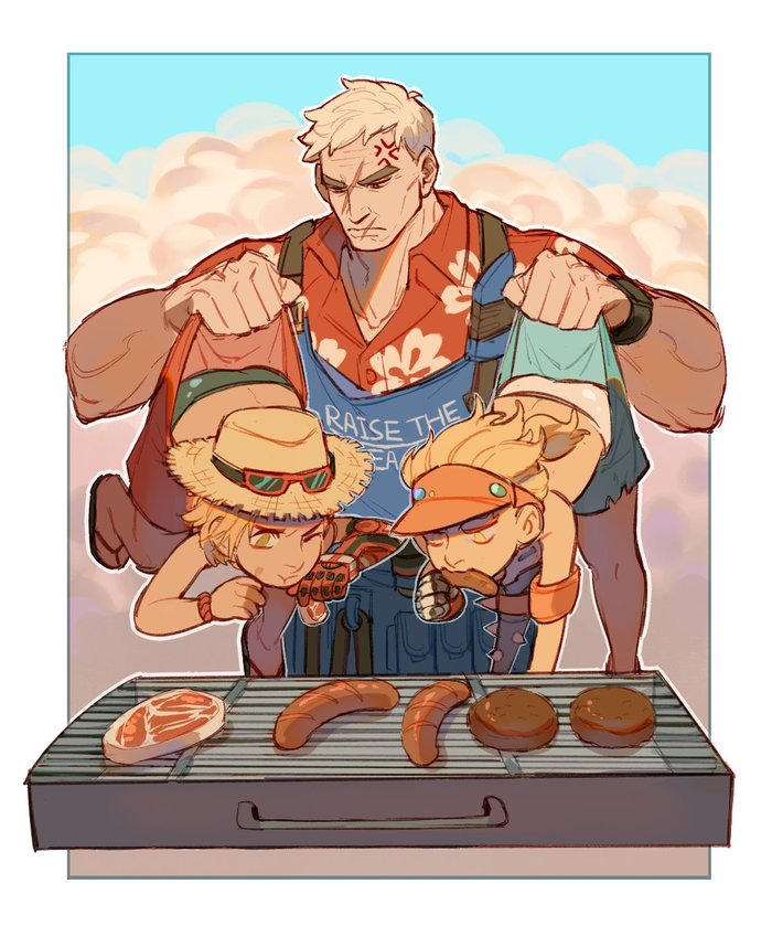 Not ready yet... - Overwatch, Ttttt945, Soldier 76, Junkrat, McCree