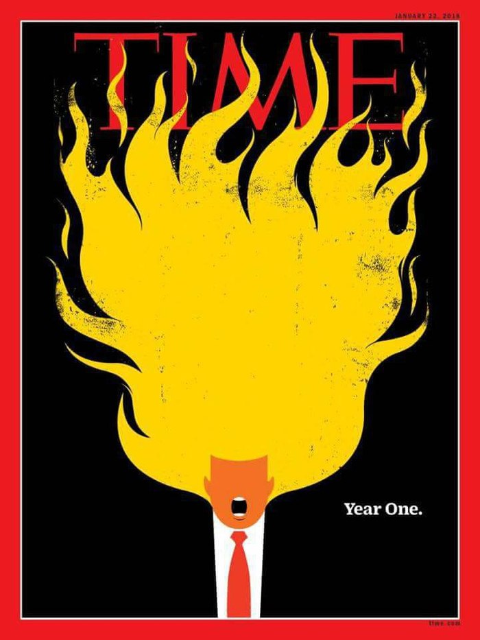 New cover of Time. - Donald Trump, Cover, The photo, Time