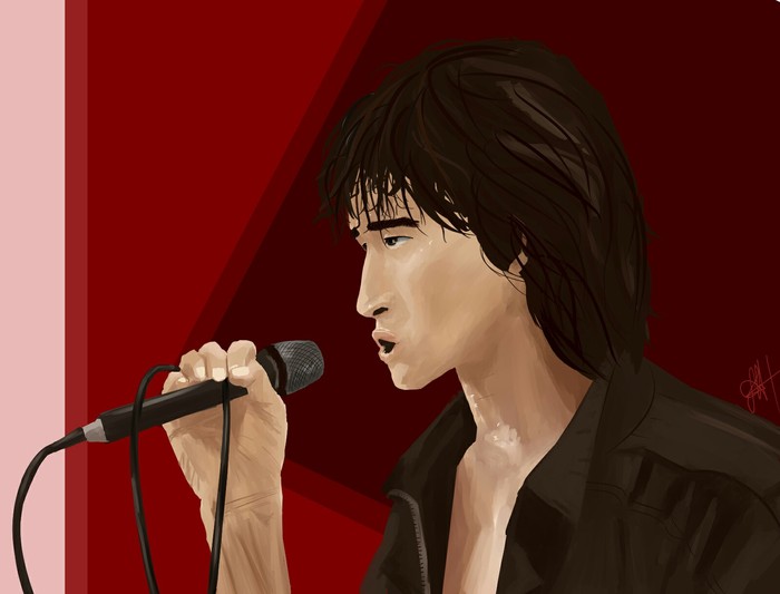 V. Choi - KINO Group, Choi, Viktor Tsoi, Digital drawing, Drawing, My, Rock