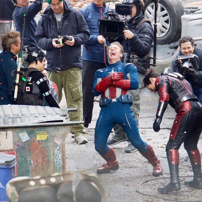 Evans, as always. - Filming, Avengers, Laugh, Chris Evans