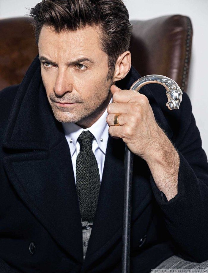 Hugh Jackman in the new photo shoot looks so disapprovingly, as if he found out that I drink not only Lipton from tea. - Hugh Jackman, PHOTOSESSION, Lipton, The Greatest Showman, Longpost