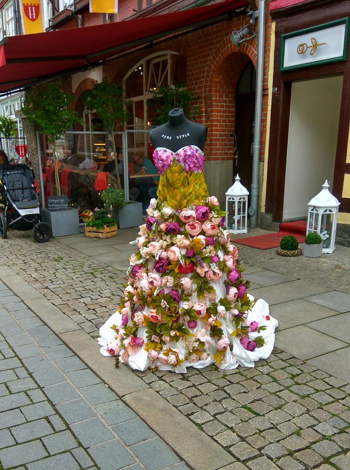 flower dress - My, The photo, The dress, Decoration, Germany