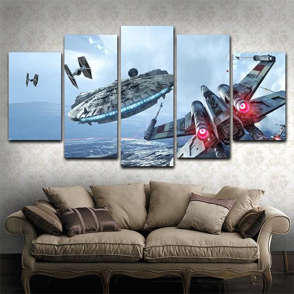 A Millennium Falcon for every home! - Star Wars, Millennium falcon, Polyptych