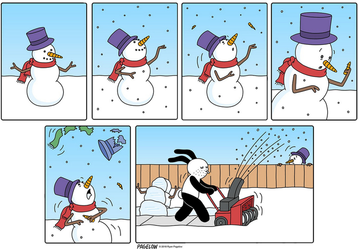 Snowman's nightmare - Pagelow, Hapi Buni, Buni, Buni Dad, Comics