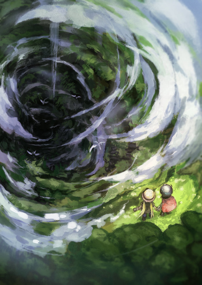 Abyss. - Anime art, Anime, Made in abyss, Rico, Reg, 