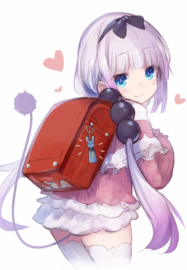 Kanna Kamui - Аниме, Kanna Kamui, Kobayashi-San chi no maidragon, Anime Art, Длиннопост