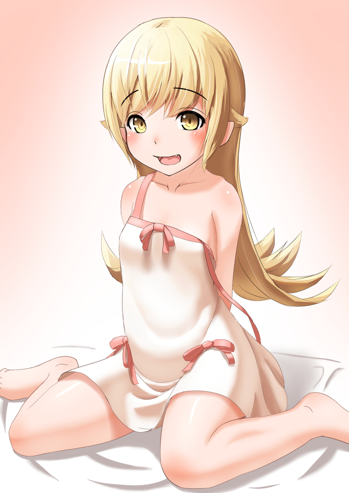 This is pretty) - Anime art, Shinobu oshino, Art, Loli, Monogatari series