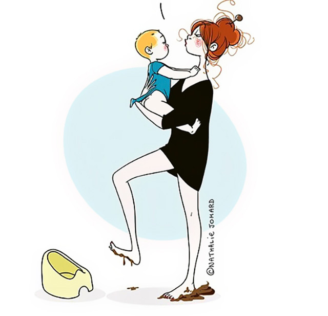 What it's like to be a mom. - Mum, Images, Illustrations, , Longpost