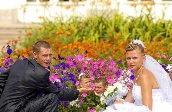 Самые смешные и нелепые свадебные фото со всего мира