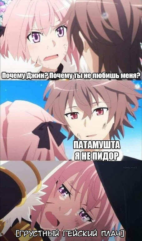 But ladders are not gay - Its a trap!, , Astolfo