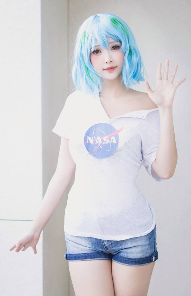 Earth-chan Cosplay - Earth-Tian, Cosplay, Girls, Anime, Not anime