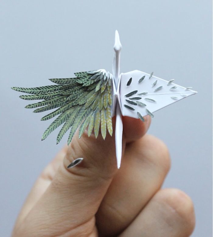 Weak to collect 1000 cranes in 1000 days? - Origami, Artist, Longpost