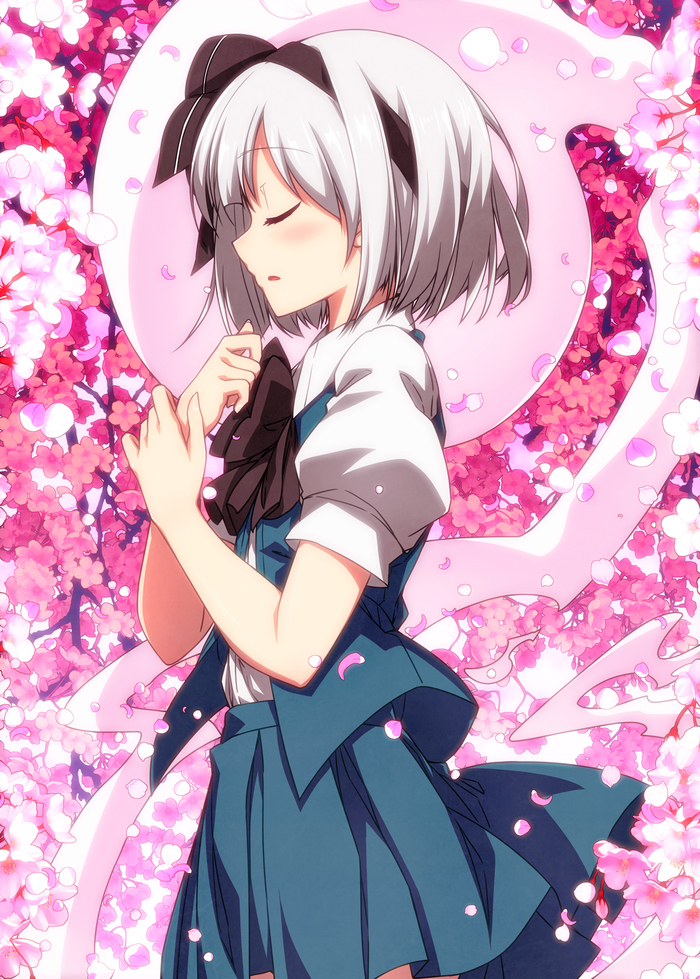 Konpaku Youmu Touhou, , Anime Art, , Konpaku Youmu, Sazanami mio