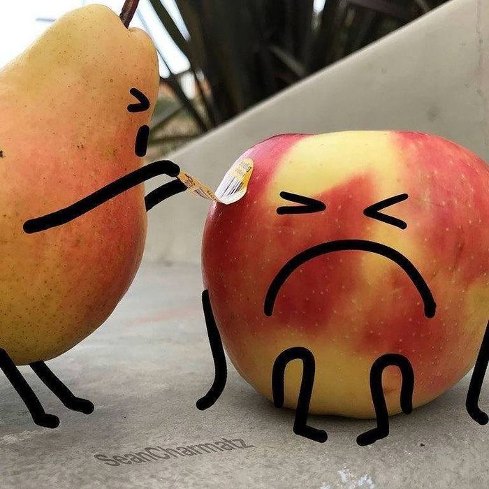 Mutual assistance - , Pear, They are among us, Apples, Help