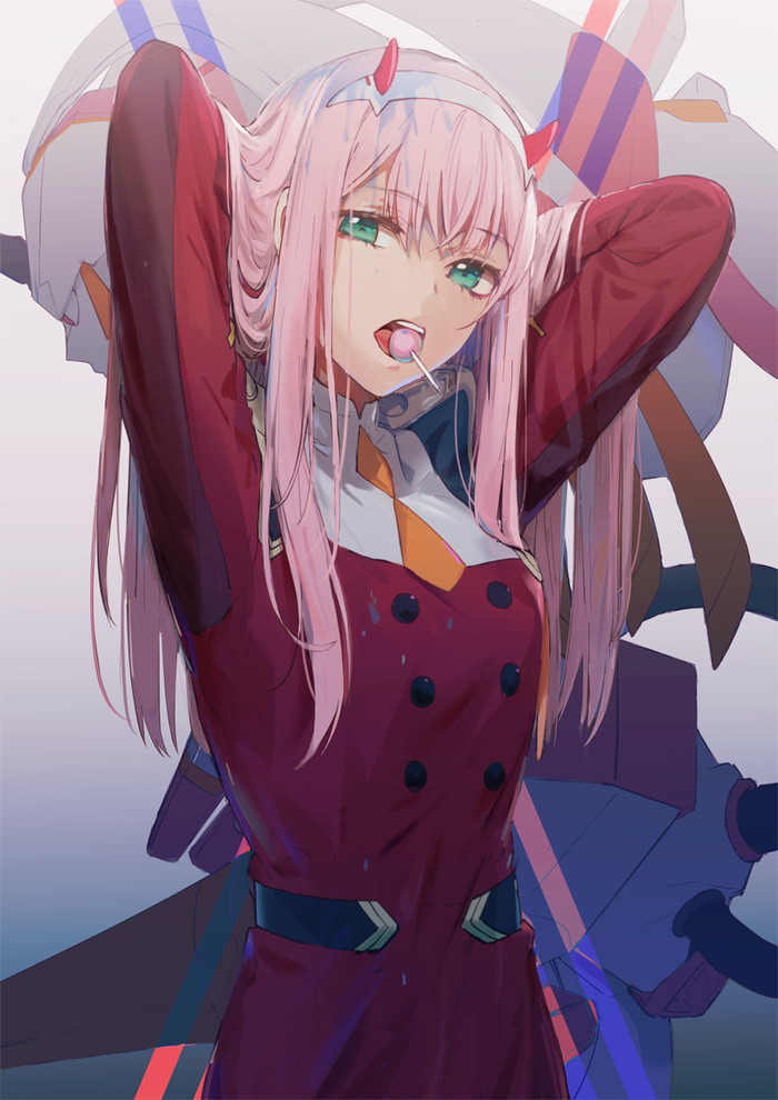 Anime Art 1259 , Anime Art, Darling in the Franxx, Zero Two