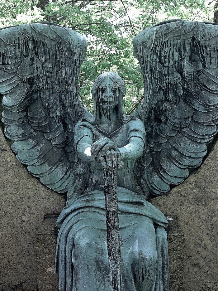 Angel of Haseroth - USA, Cemetery, Cleveland, Angel of Haseroth, Longpost