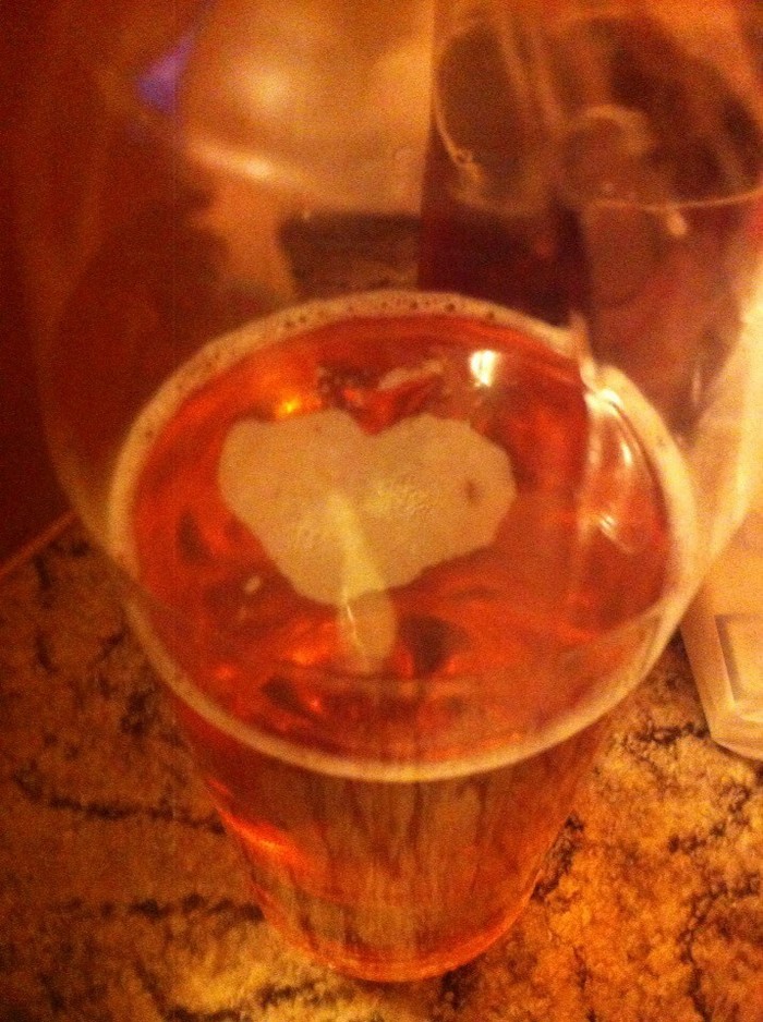 I love you too, beer! - My, Beer, Humor, Heart