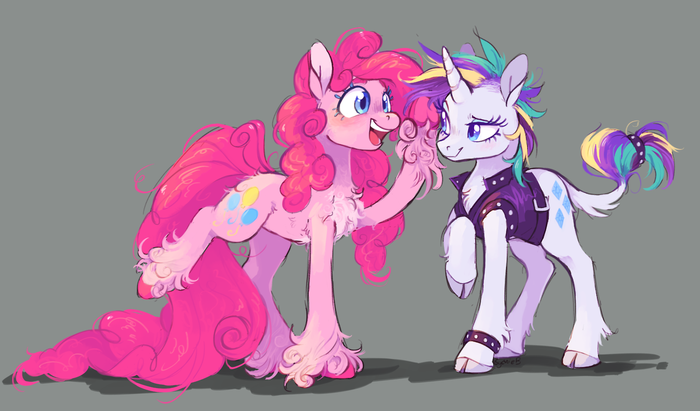 Пинки и Рэрити by 8xenon8