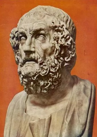 The first battle in the world - , Ancient Greece, Battle, Competition, Poetry, Antiquity, Longpost, Poet Homer, Bust