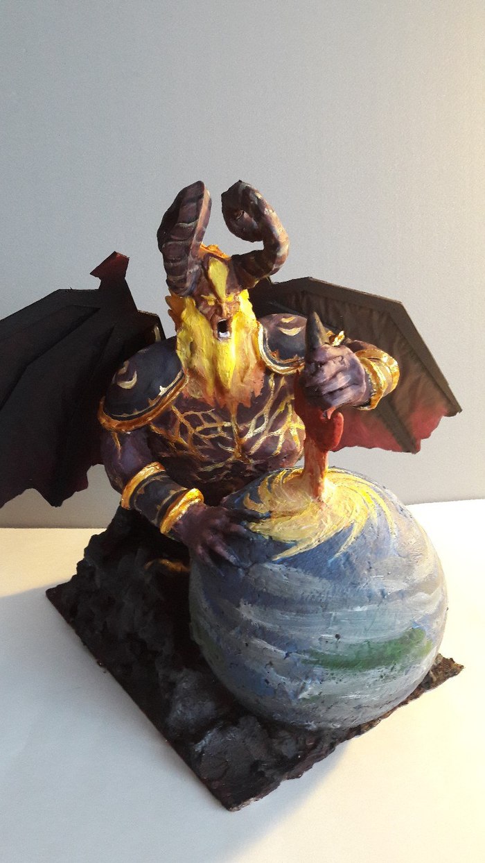 Sargeras in miniature - Illidan, Warcraft, , Sculpture, Longpost