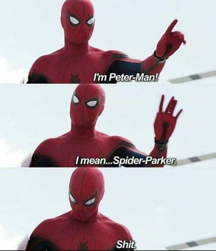 Peter Man - Spiderman, Peter Parker, Images, Picture with text