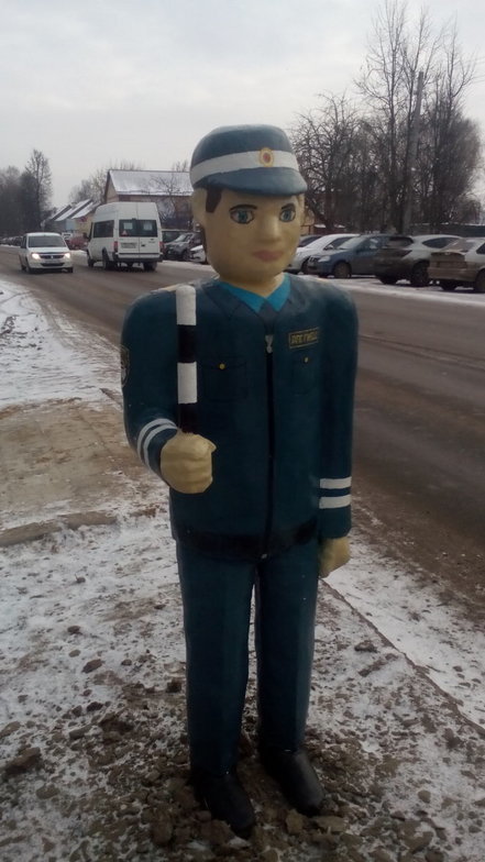 Идеальный дутый страж правопорядка