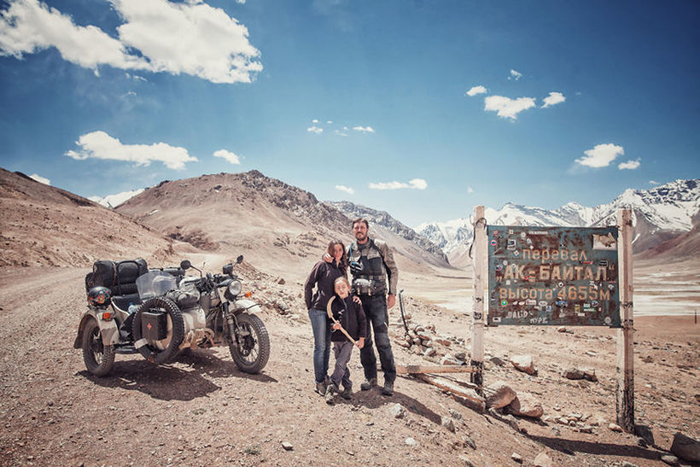 On a motorcycle with the family to see the world - Travels, , Video, Longpost