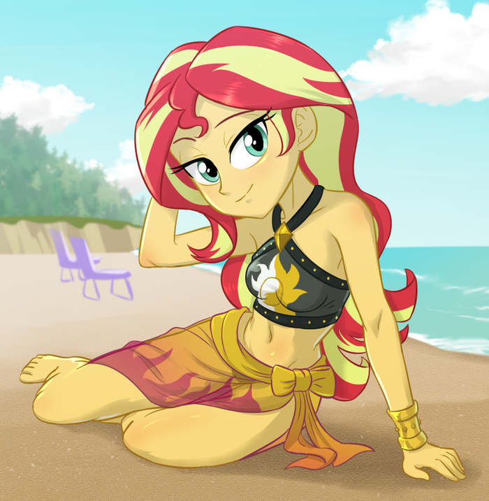 Summer Sunset My Little Pony, Equestria Girls, Sunset Shimmer, Ta-na