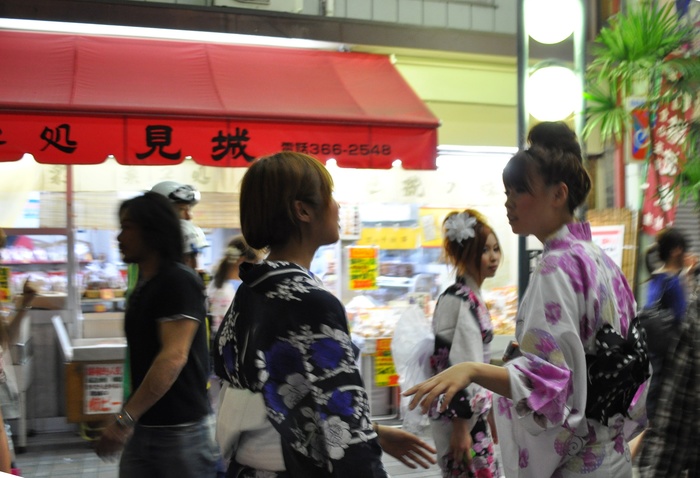 Japanese women. - My, Japanese, The photo, Holidays, Kimono