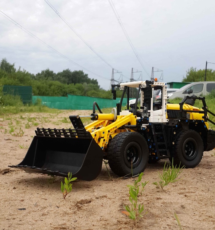 Homemade Lego Liebherr L550 XPower - My, Lego, Lego DIY, Lego technic, Liebherr, Construction machinery, Longpost