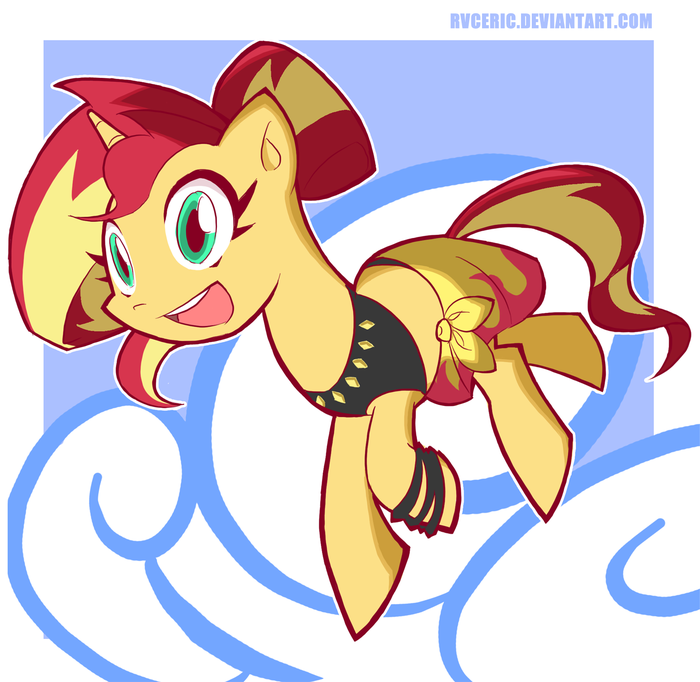 Summer Sunset Pony My Little Pony, Equestria Girls, Sunset Shimmer, Rvceric