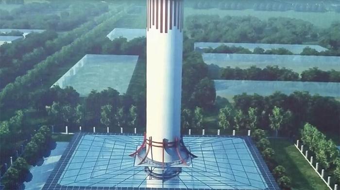 Самый большой в мире очиститель воздуха заработал в Китае