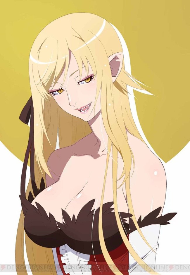 А ты забавный,слуга мой... - Аниме, Anime Art, Monogatari series, Kiss-Shot Acerola-orion Heart-under-blade