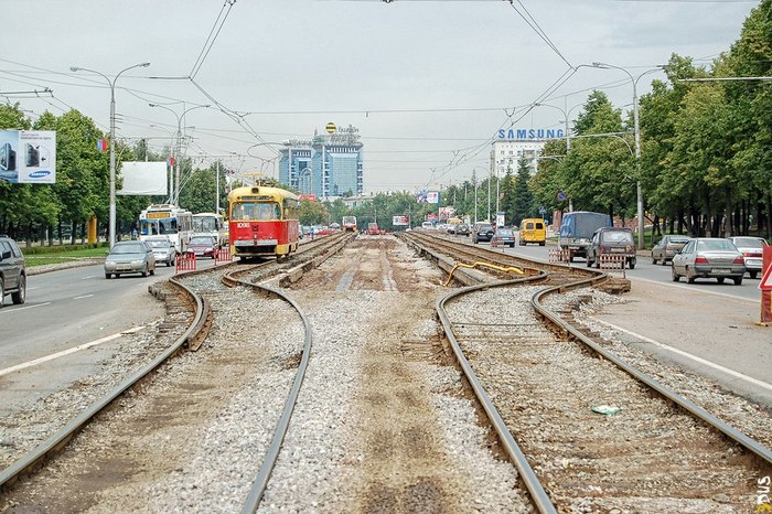 Tram detour - My, Tram, Ufa, Modernization, Silent, Rails, Corruption