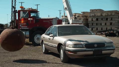 4 Ton Wrecking Ball in Slow Motion - The Slow Mo Guys The Slow Mo Guys, Slow motion, , , 