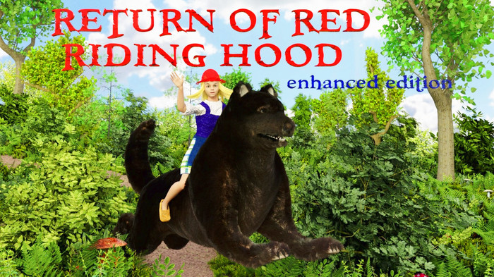 Return of Red Riding Hood Enhanced Edition [Steam release] - My, Инди, Indiedev, , , Steam, Story, Visual novel, Quest, Longpost