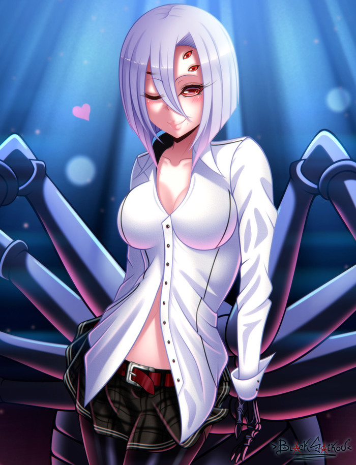 Anime Art - Аниме, Anime Art, Monster musume no iru nichijou, Rachnera Arachnera