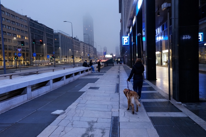 Rainy and foggy Milan - My, Longpost, Milan, Italy, Travels, Europe, Winter, Work, The photo