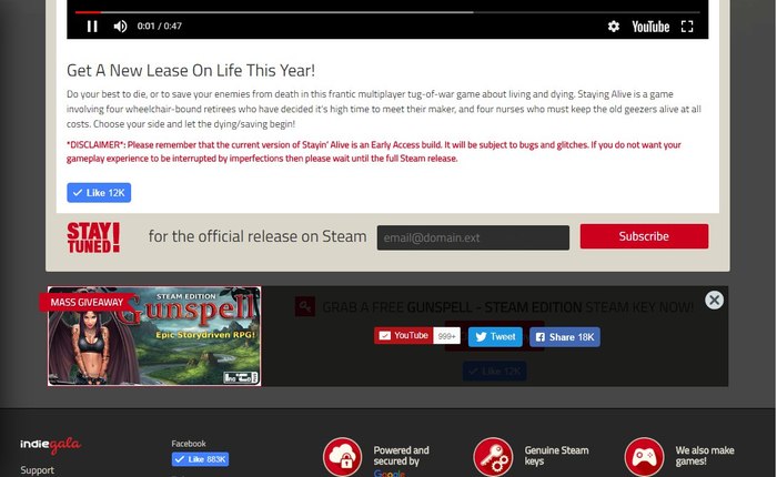 Gunspell Giveaway - Steam Edition - Steam freebie, Steam, , Indiegala, Longpost