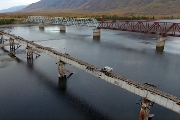 A video of the most dangerous bridge in Russia appeared on the Web - Bridge, , Extreme, Video