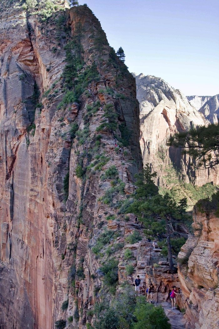 Angels' Refuge in Zion National Park, climbing: - USA, The photo, Nature, Landscape, Interesting, Travels, Tourism