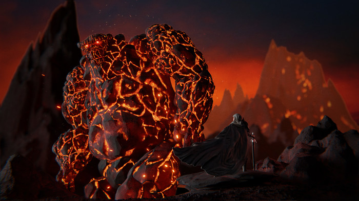 Molten Giant - My, Blender, Render, Art, 3D, , Images, Picture with text, Longpost