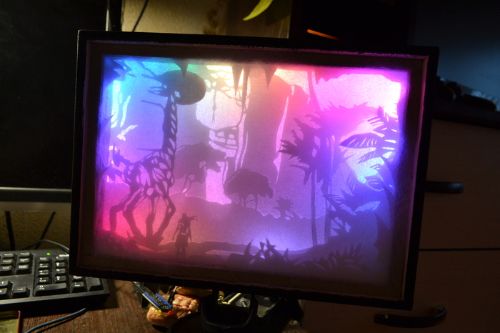 Lightbox horizon zero dawn - Longpost, Chip, Lightbox, Horizon zero dawn, My, Rukozhop