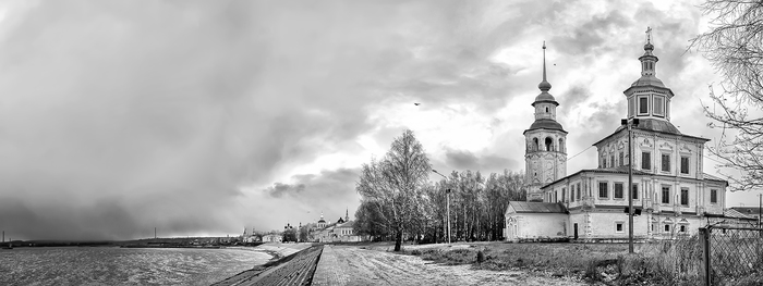 November in Veliky Ustyug - My, My, Church, Veliky Ustyug, Панорама