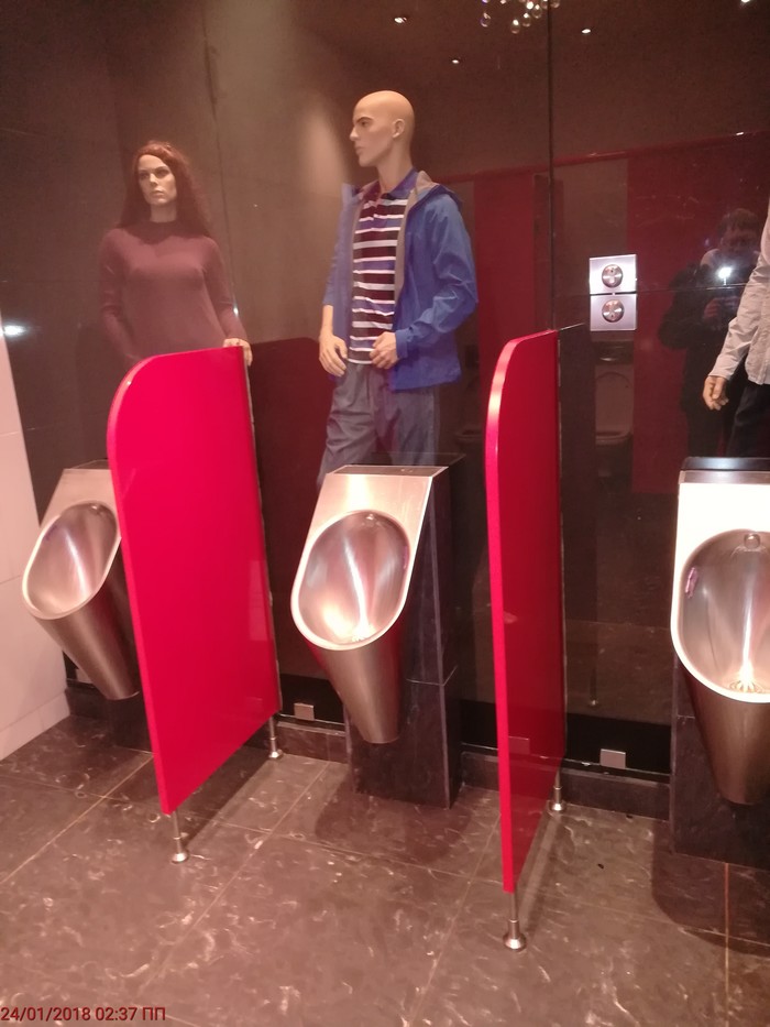 Галерея Чижова, Воронеж, туалет.
